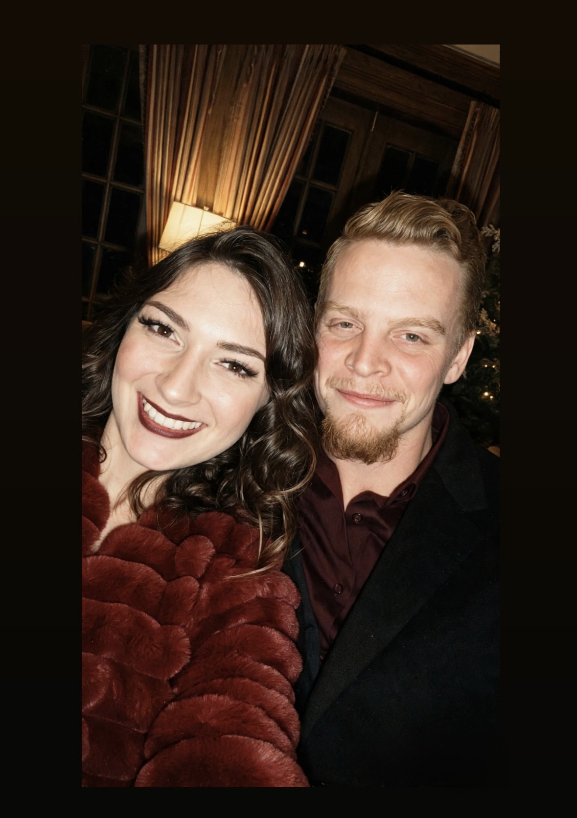 Anna Marie and her husband smiling together